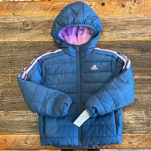 NWT Kids' Cozy 3-Stripes Puffer Jacket